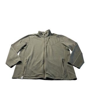 Icebreaker Men's Lightweight Full-Zip Merino Wool Jacket Green Size XXL